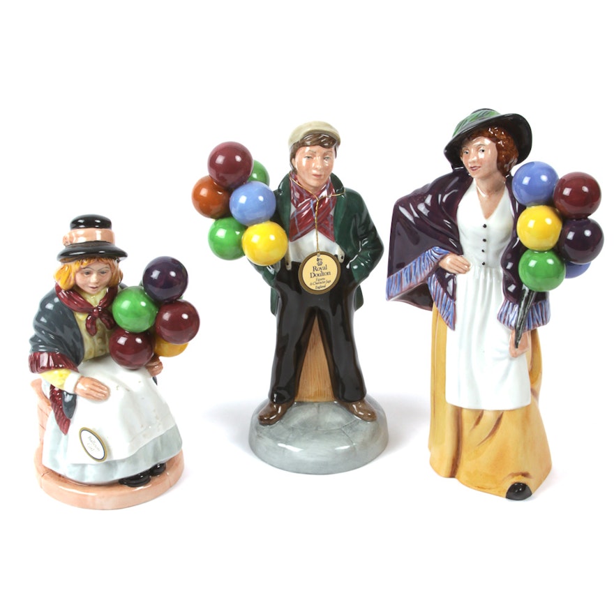 Collection of Royal Doulton Balloon Seller Figurines
