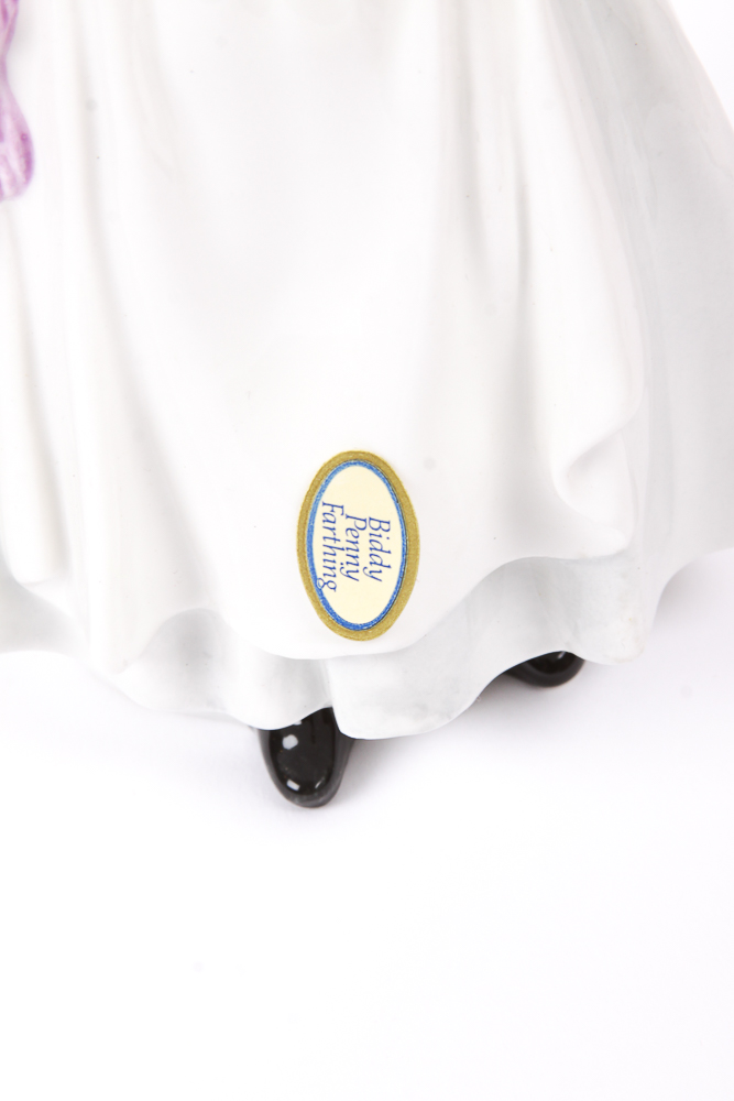 Vintage Royal Doulton "Old Balloon Seller" Bone China Figurines