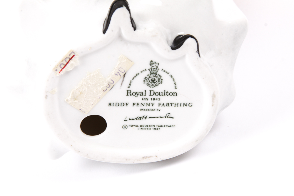 Vintage Royal Doulton "Old Balloon Seller" Bone China Figurines