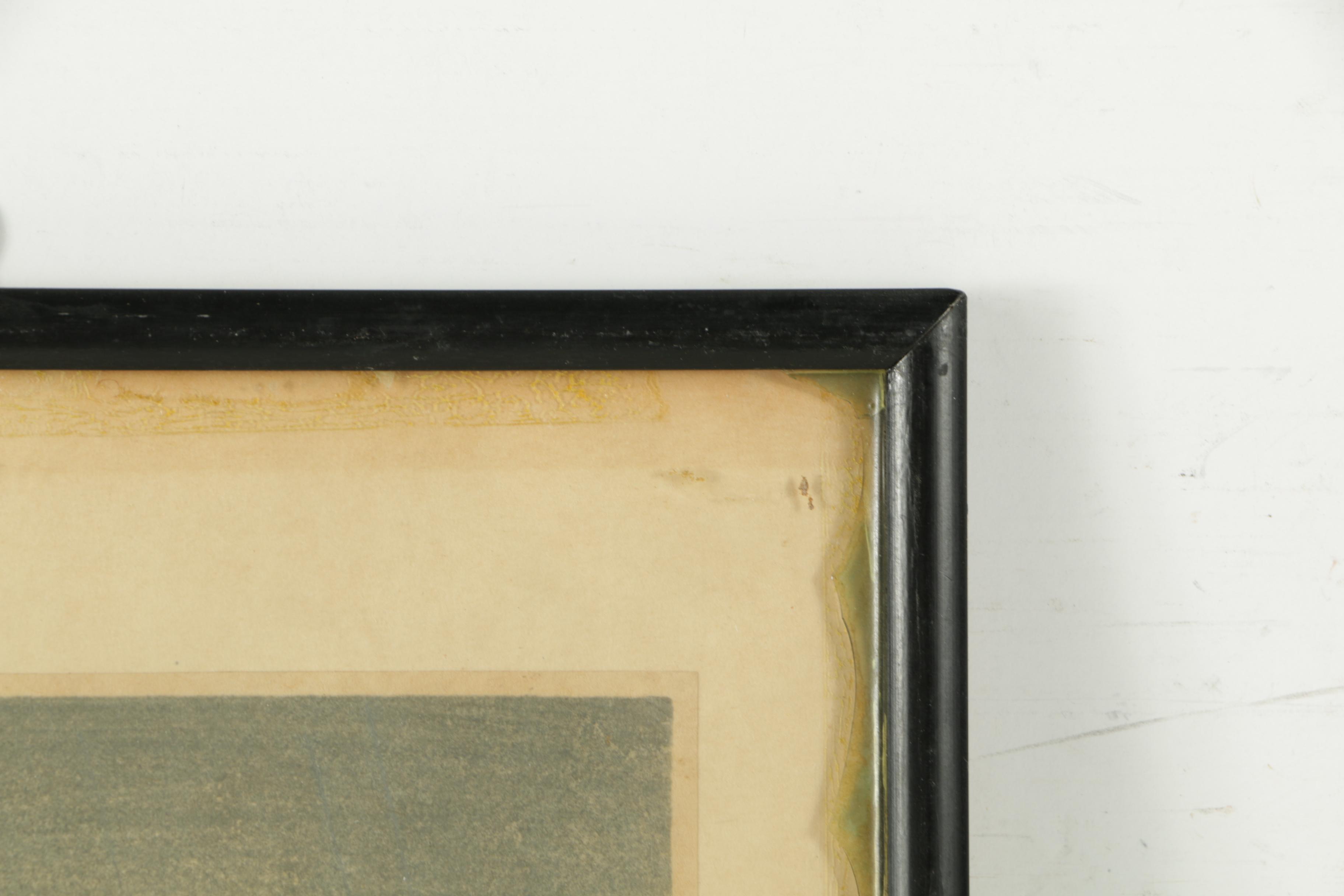 Restrike Woodblocks After Takahashi Shōtei's "Sumida River" and "Rickshaw"