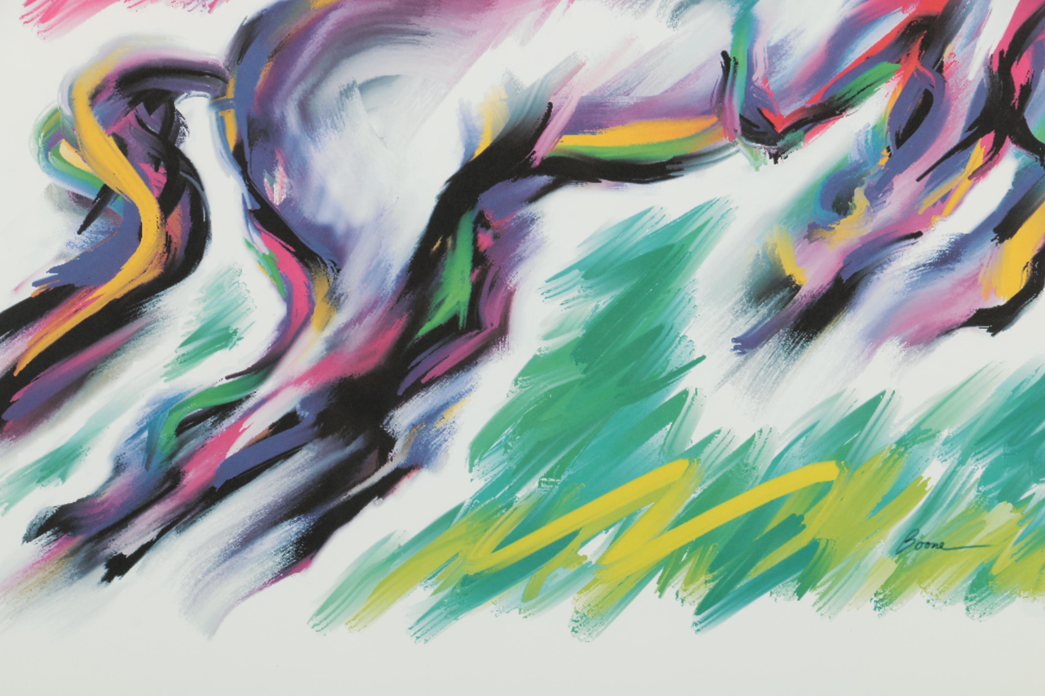 Offset Lithograph Poster After Karen Boone for the 1999 Kentucky Derby Festival