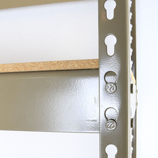 Collection of Three Steel Garage Shelving Units