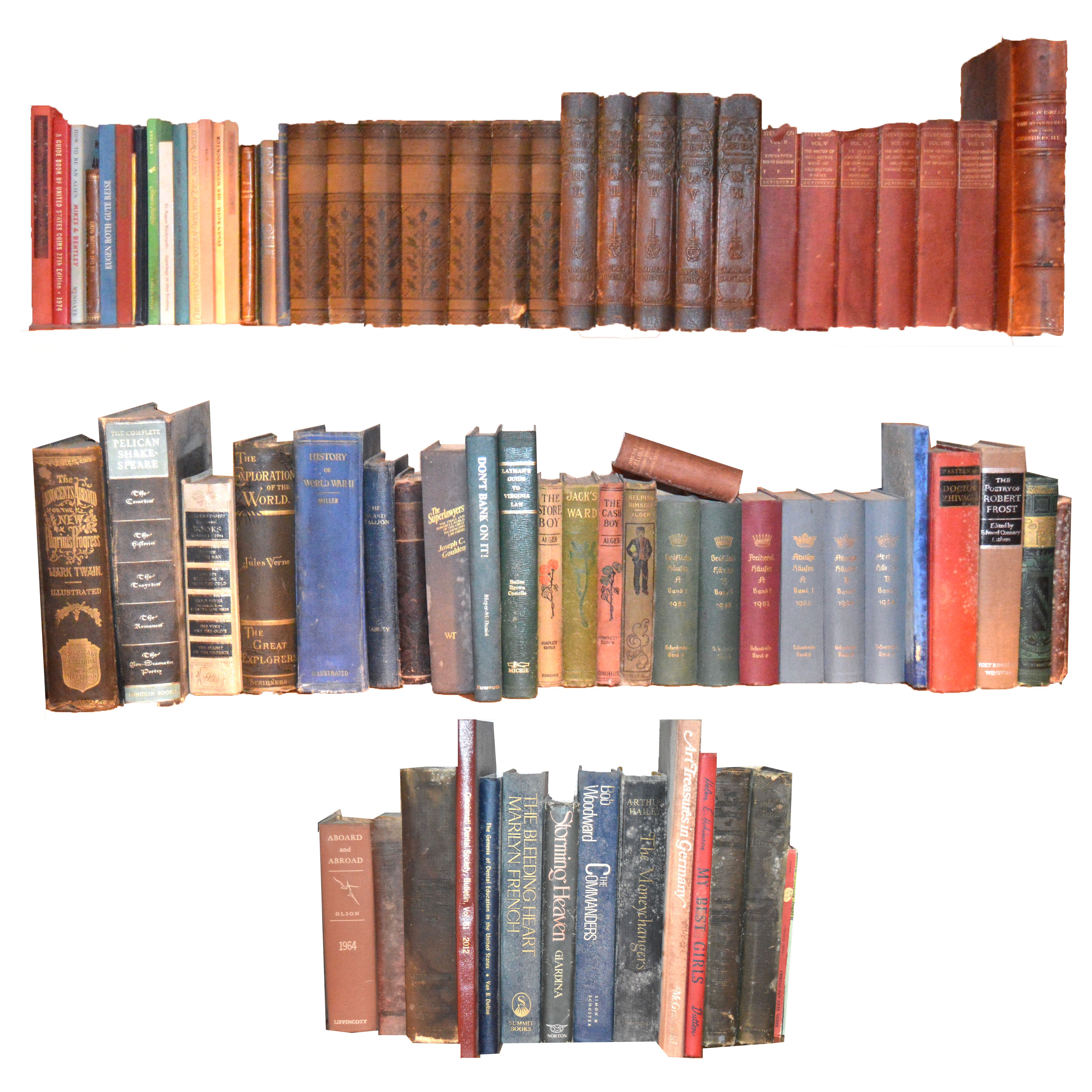 Collection of Antique and Vintage Hardback Books