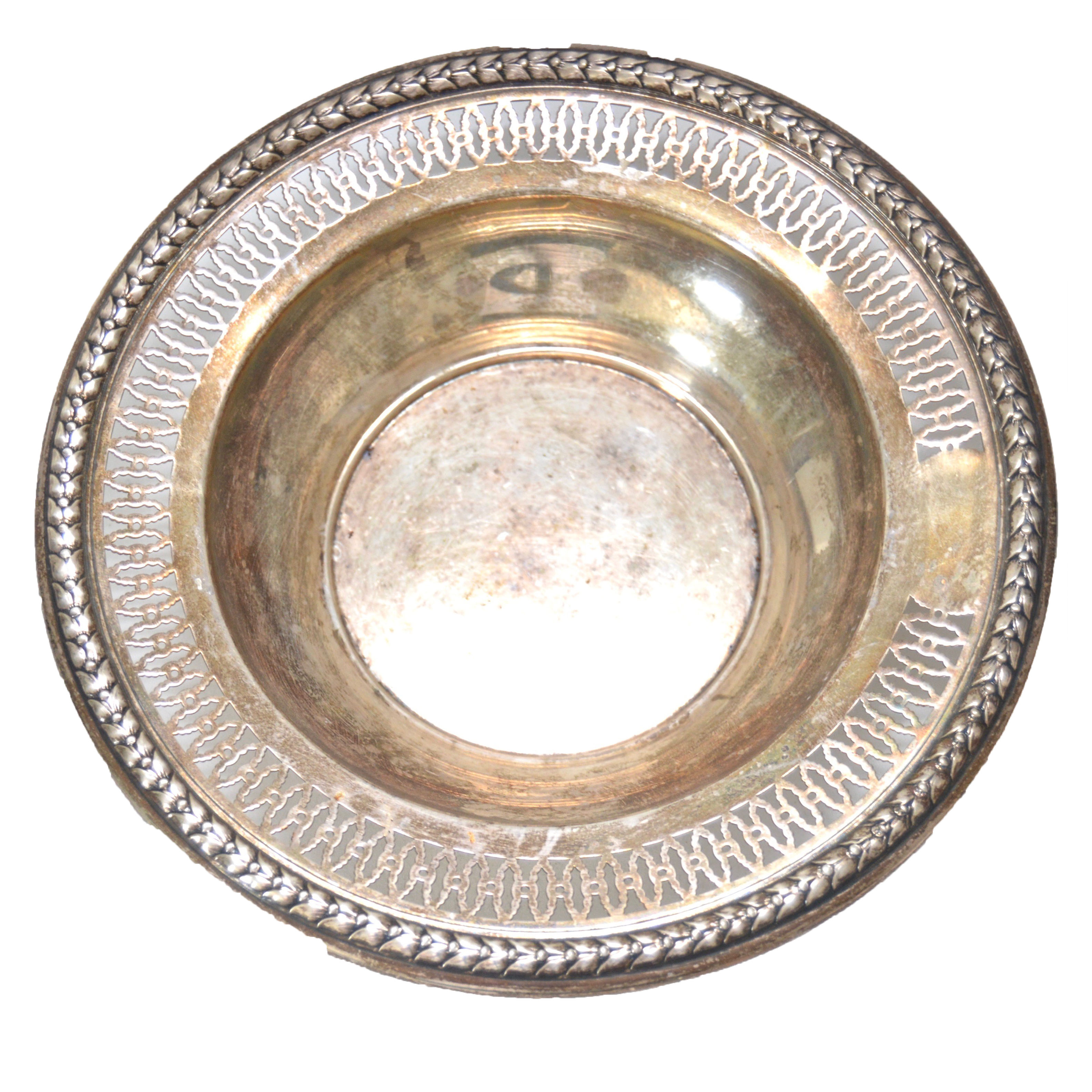 Gorham Sterling Silver Pierced Serving Dish