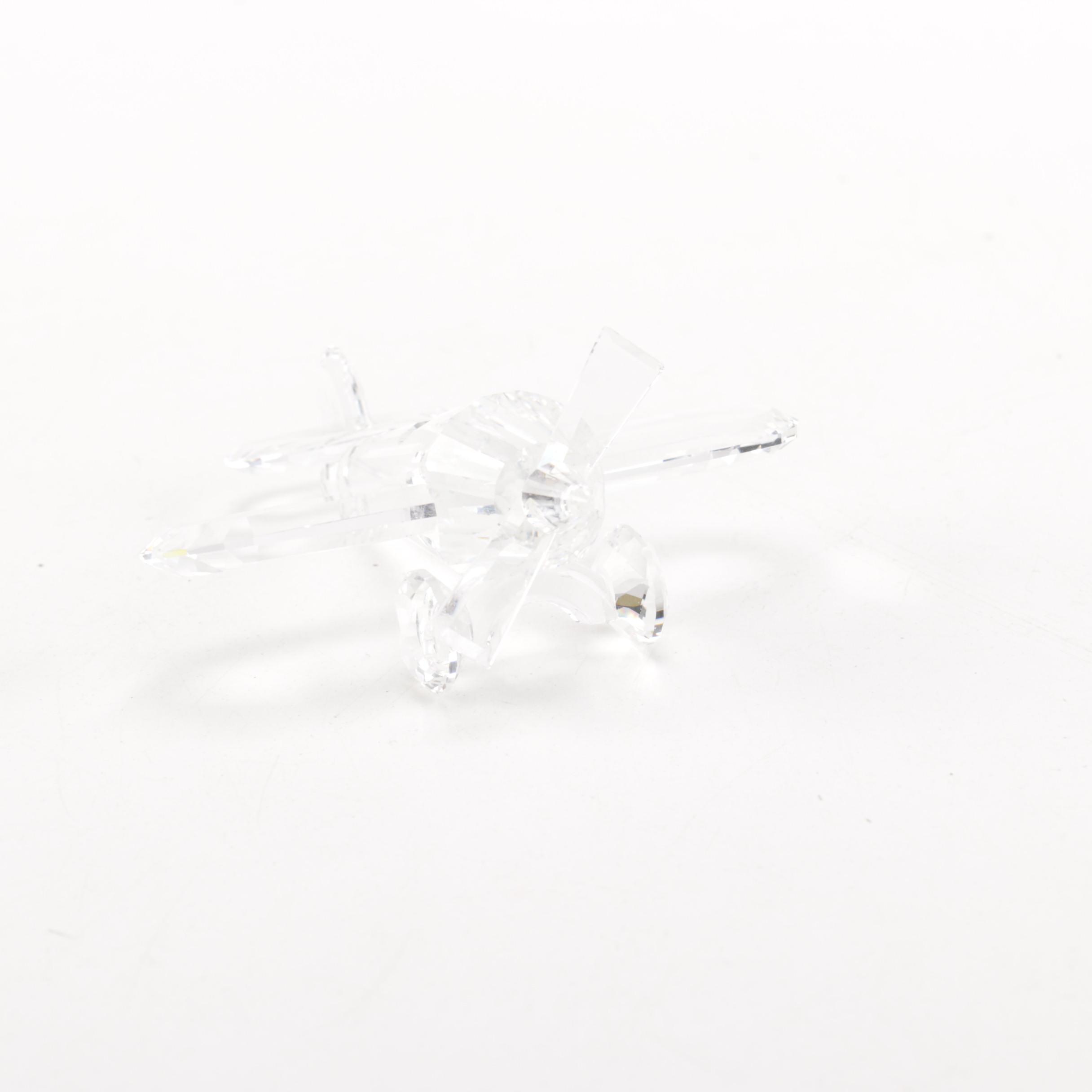 Swarovkski Crystal Airplane