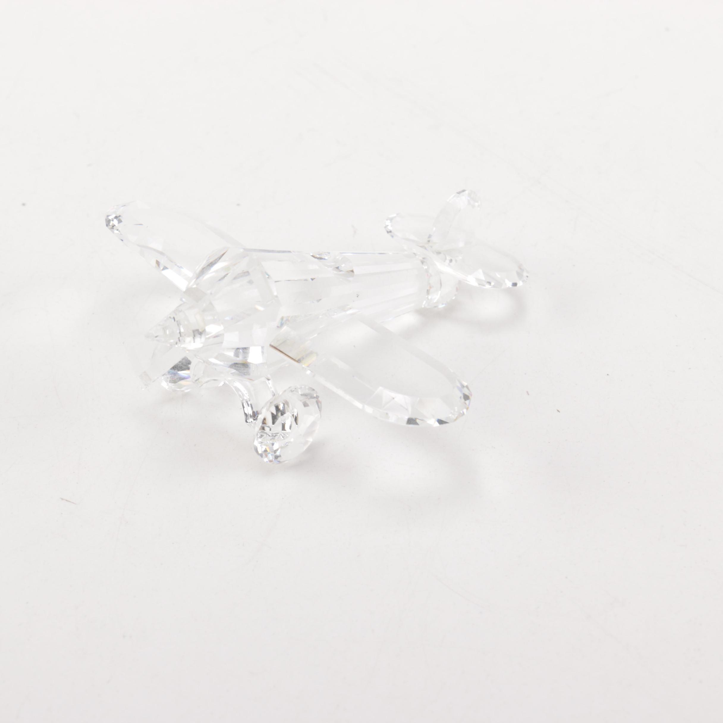 Swarovkski Crystal Airplane