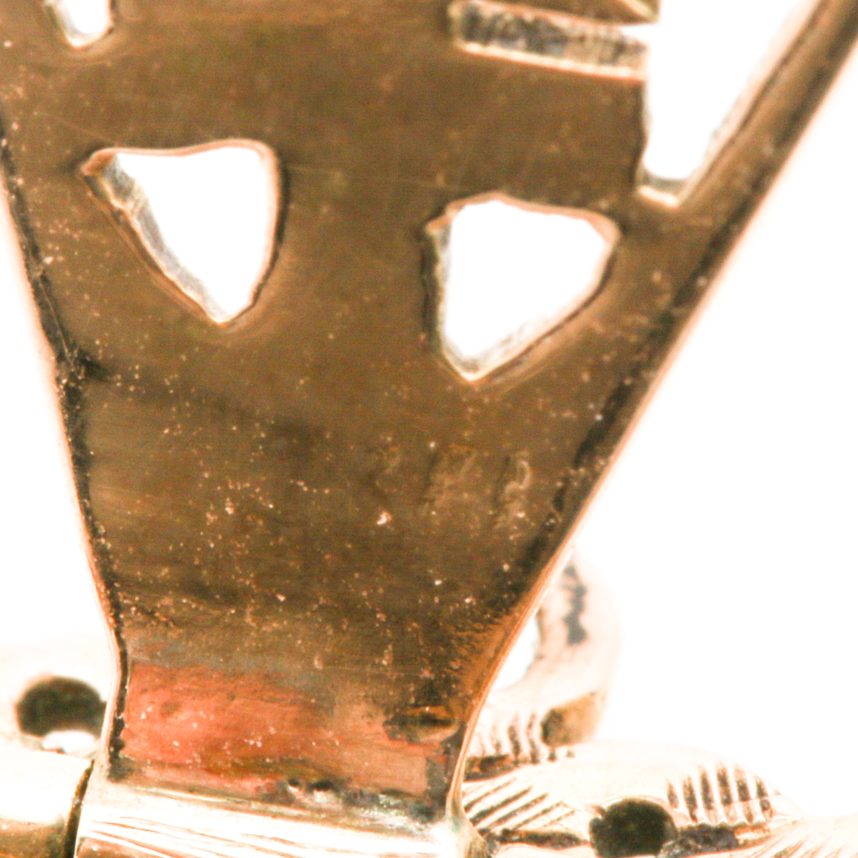 10K and 14K Yellow Gold Hinged Freemasonry Enameled Pendant