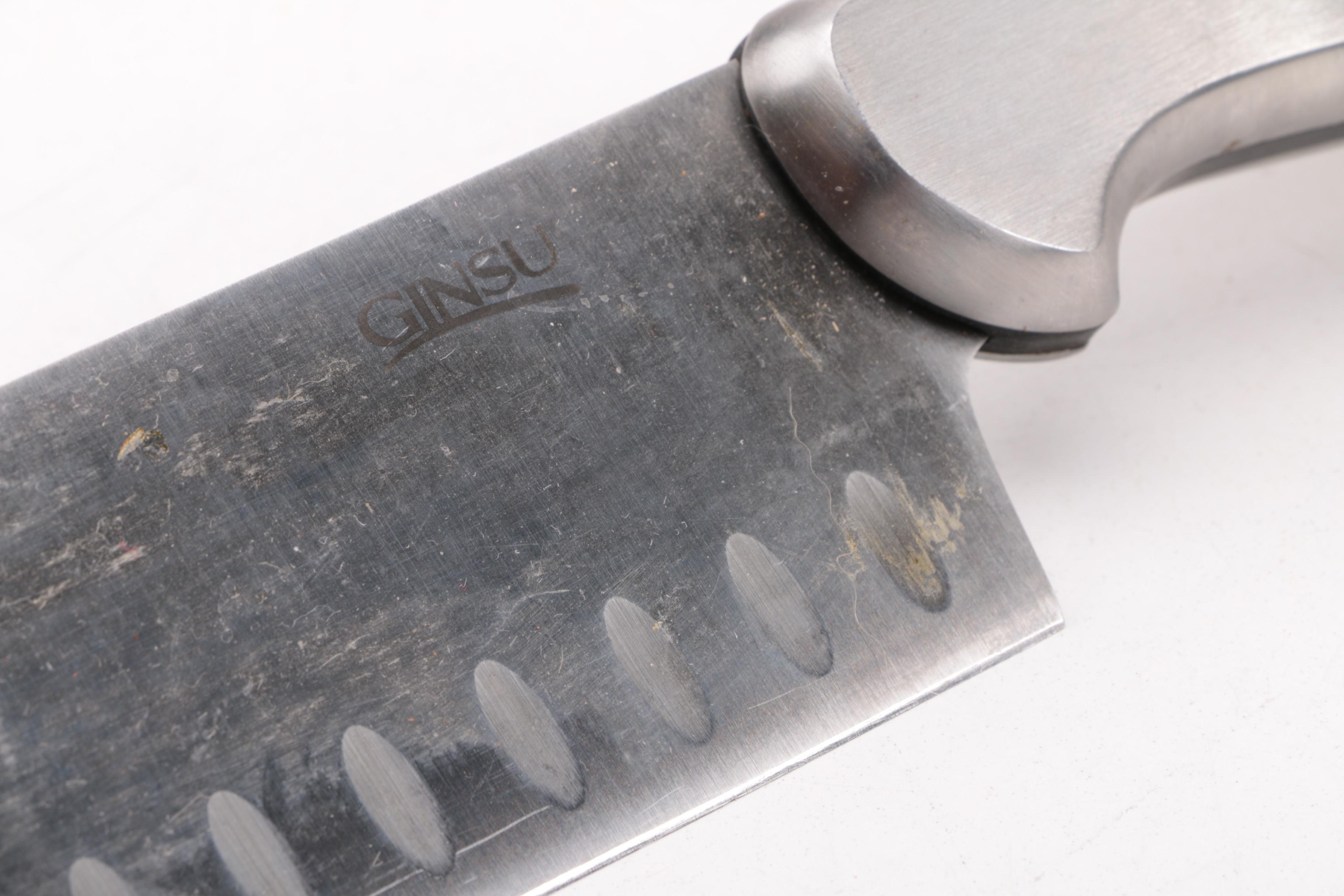 Knives and Honing Steel Including Robeson Shur-Edge "Frozen Heat" Knife