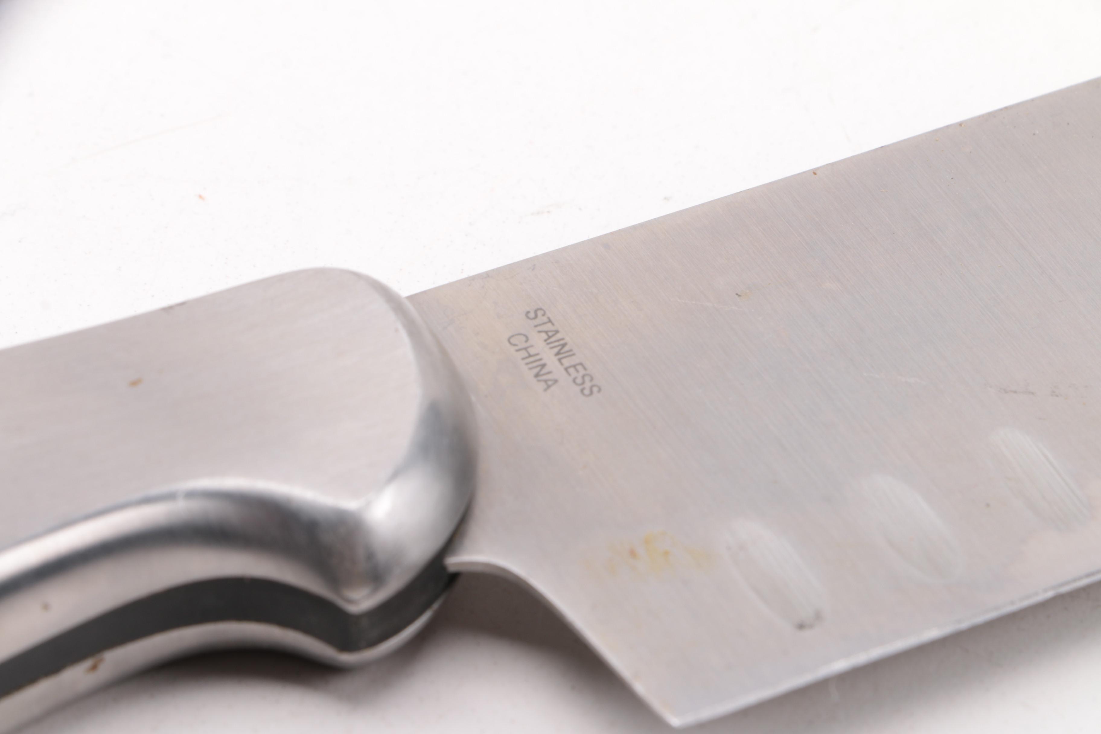 Knives and Honing Steel Including Robeson Shur-Edge "Frozen Heat" Knife