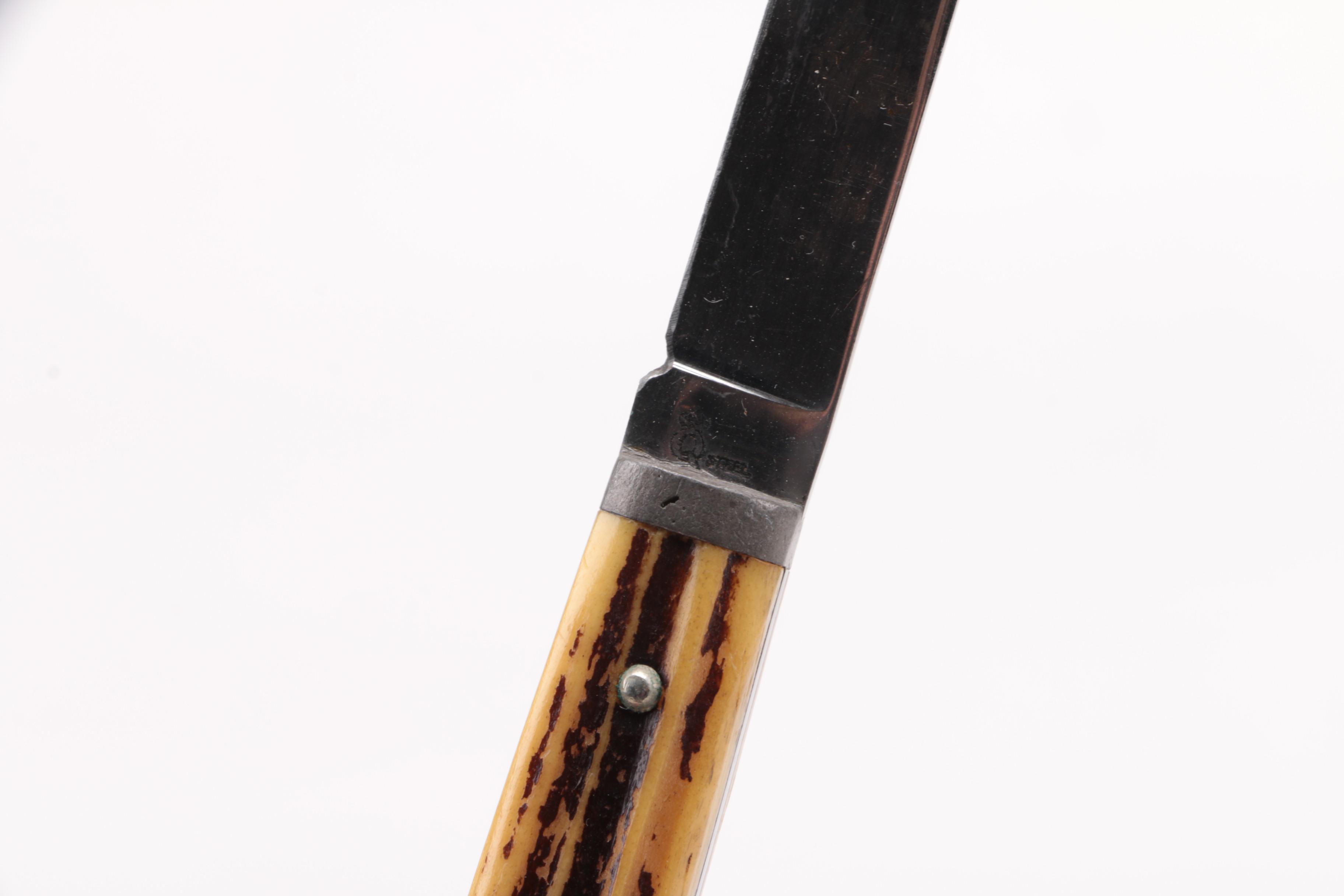 Knives and Honing Steel Including Robeson Shur-Edge "Frozen Heat" Knife