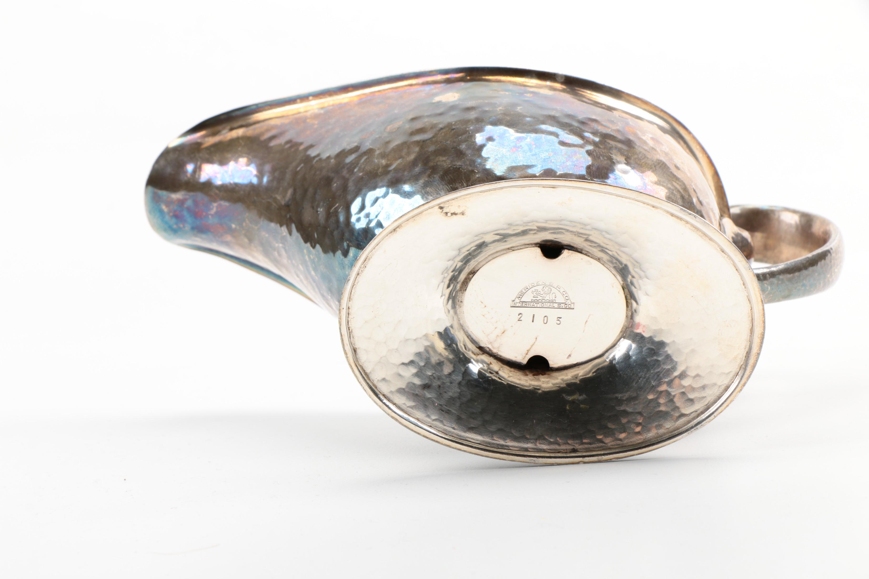 Silver Plate Tableware Featuring Tabber and Tibbets Inc. and Others