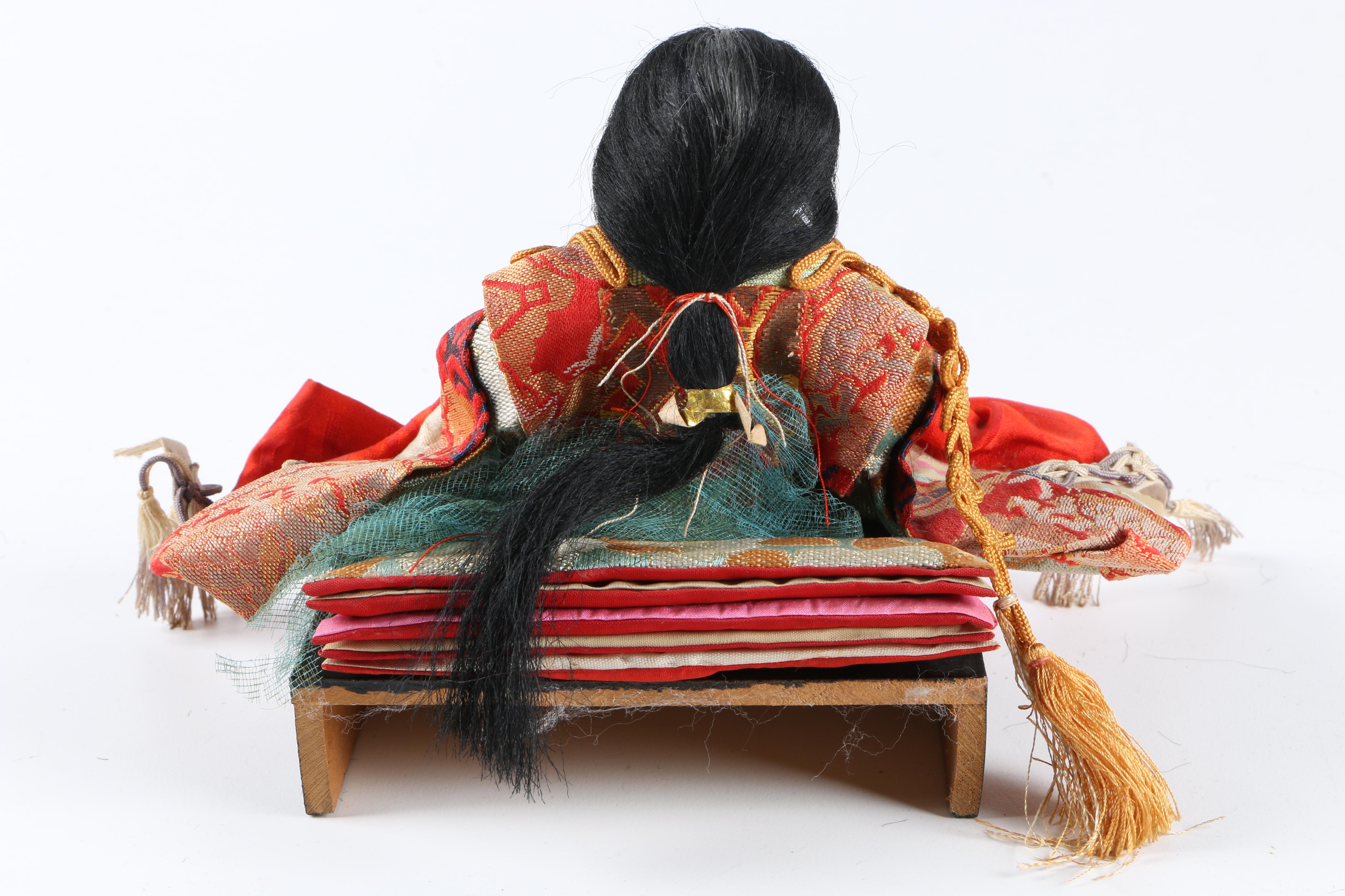 East Asian Doll Figurines and Box with Spanish Matchbook