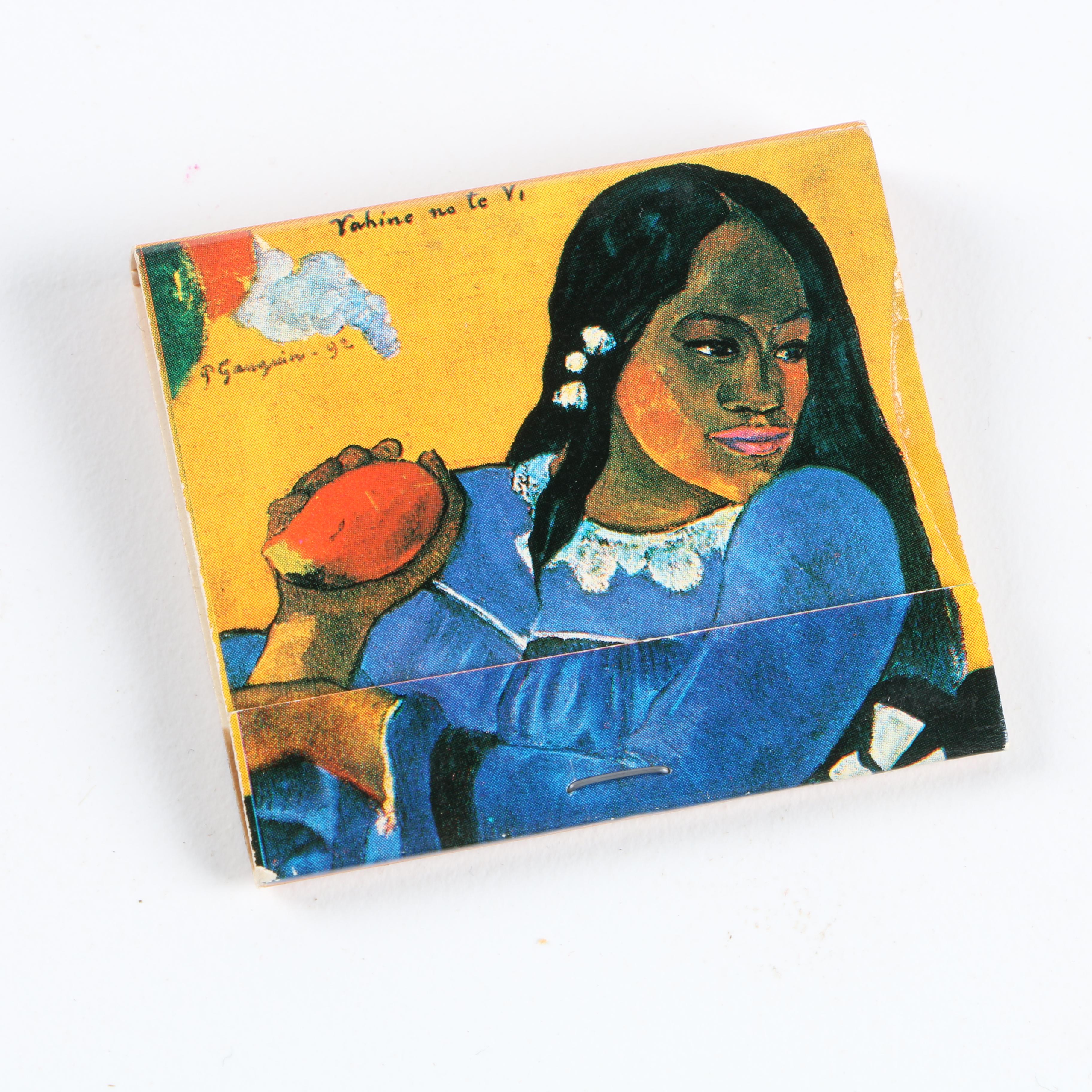 East Asian Doll Figurines and Box with Spanish Matchbook