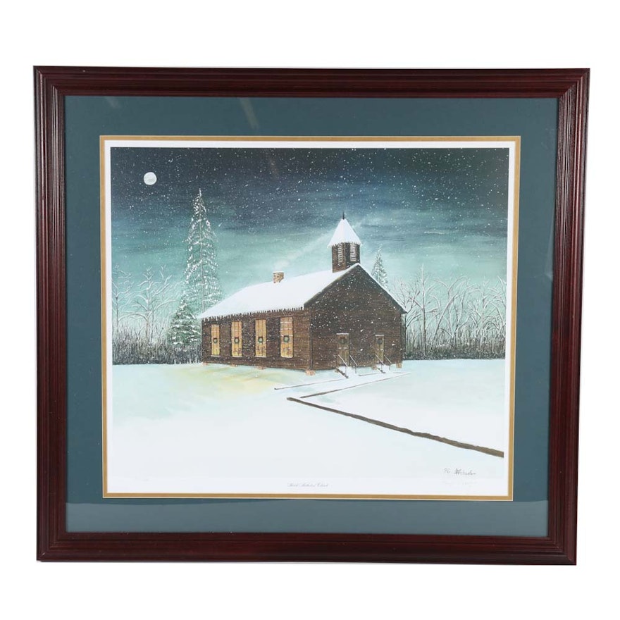 Wayne Schaefer Limited Edition Offset Lithograph  "Shiloh Methodist Church"