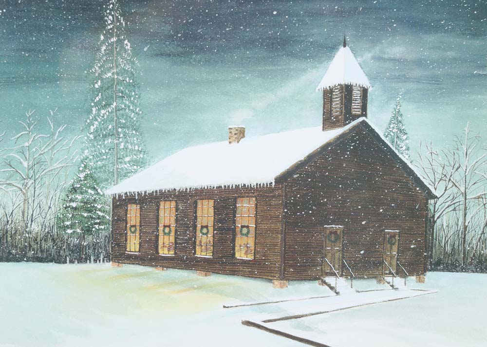 Wayne Schaefer Limited Edition Offset Lithograph  "Shiloh Methodist Church"