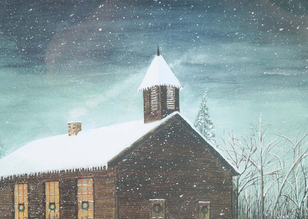 Wayne Schaefer Limited Edition Offset Lithograph  "Shiloh Methodist Church"