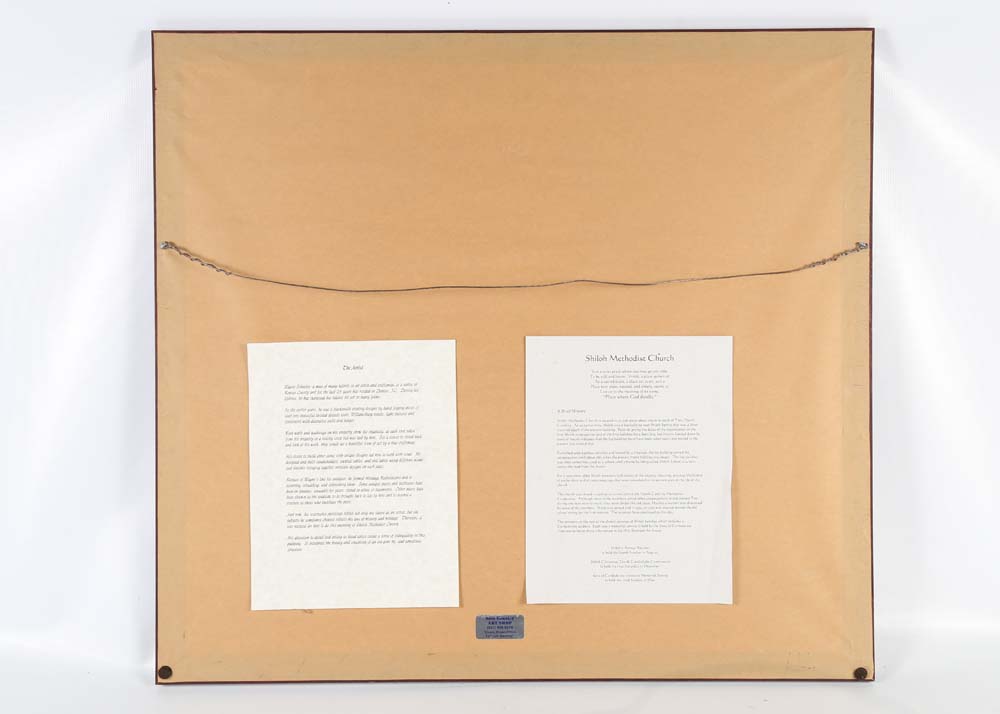 Wayne Schaefer Limited Edition Offset Lithograph  "Shiloh Methodist Church"