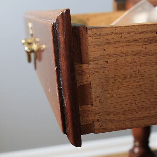 Drop Leaf Cherry Sofa Table By Statton