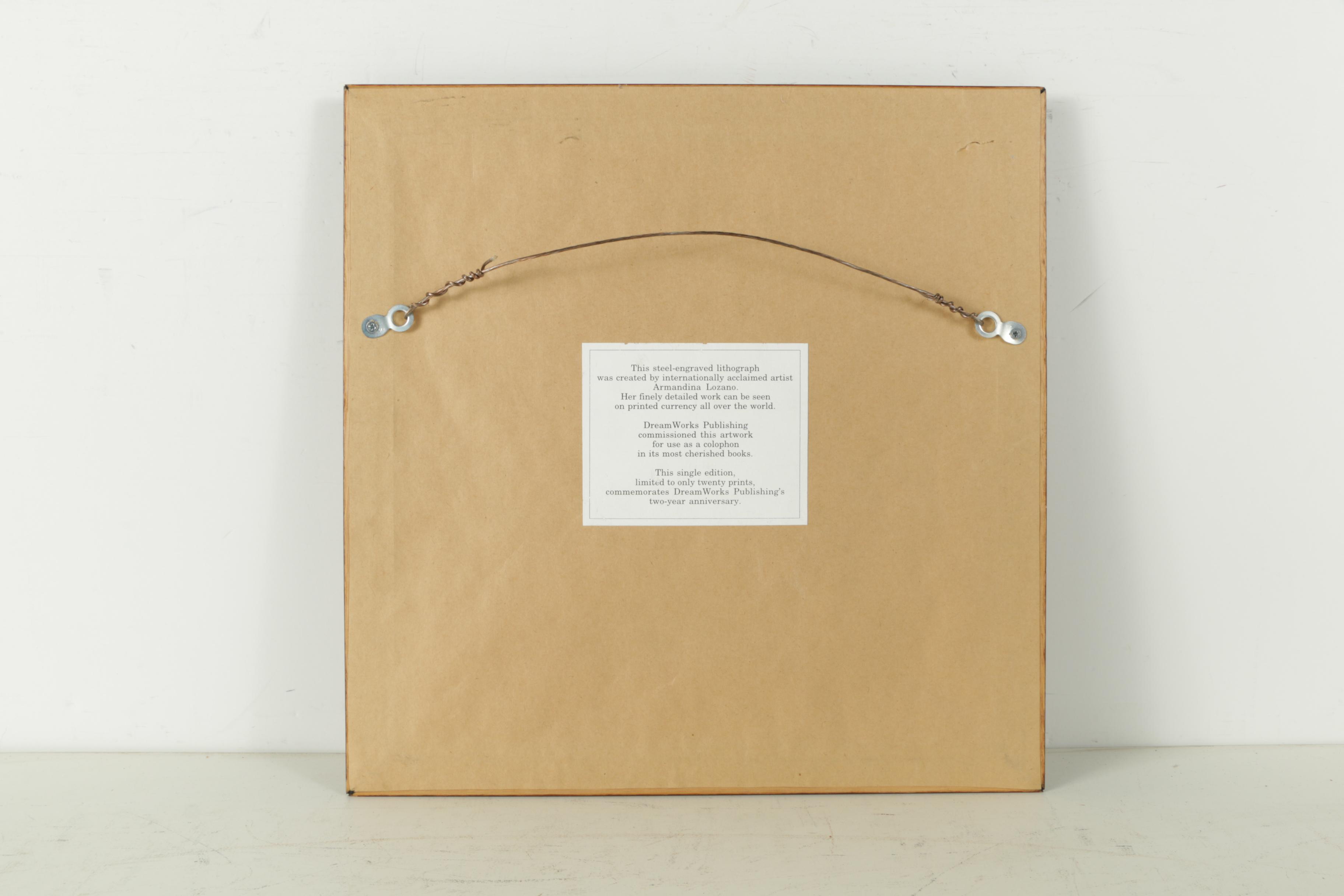 Armandina Lozano Limited Edition Etching of the DreamWorks Logo