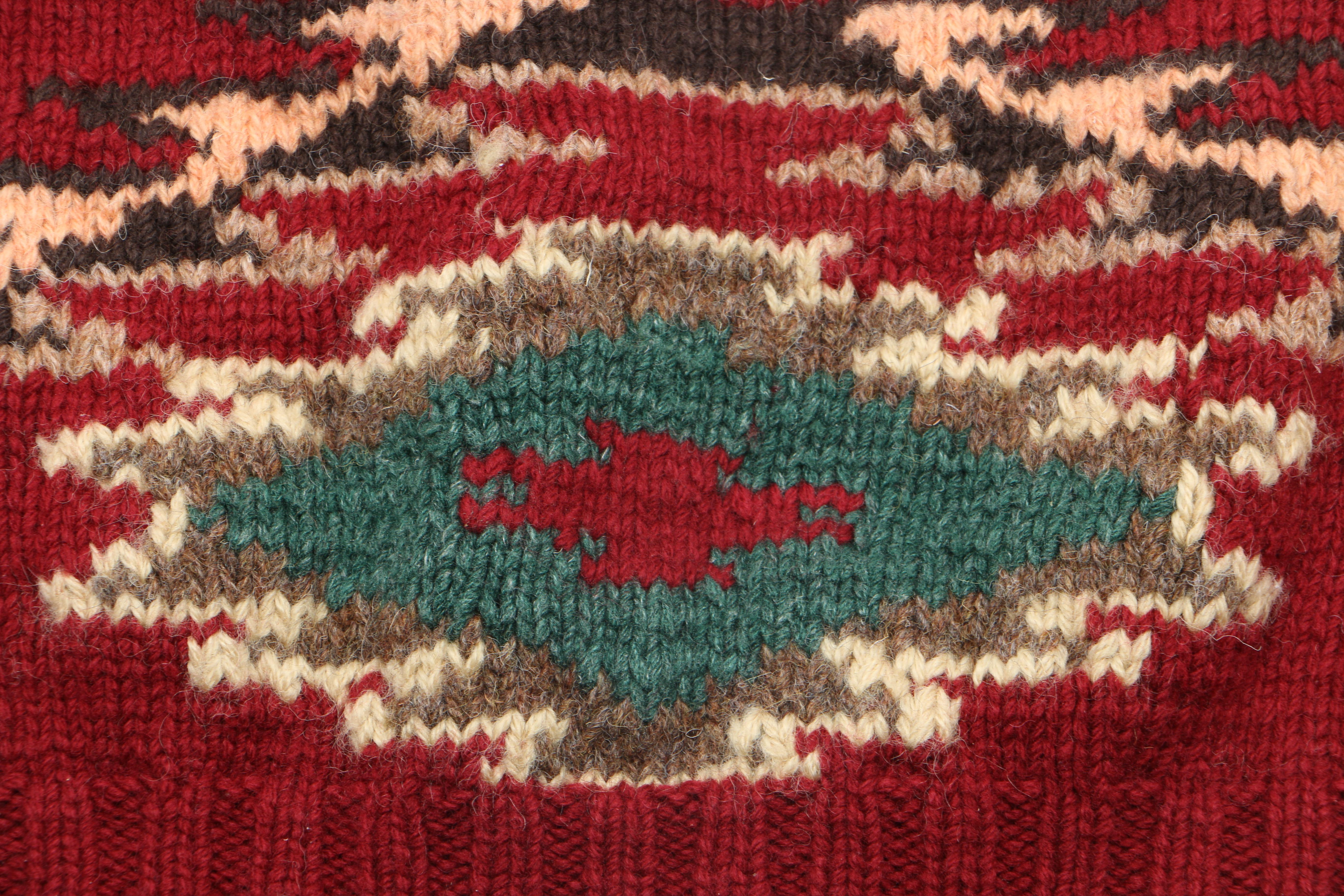 Vintage Ralph Lauren Polo Country Hand-Knit Wool Sweater