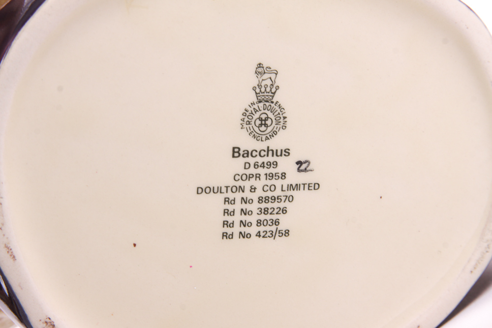 "Bacchus" Royal Doulton Toby Jug Collection