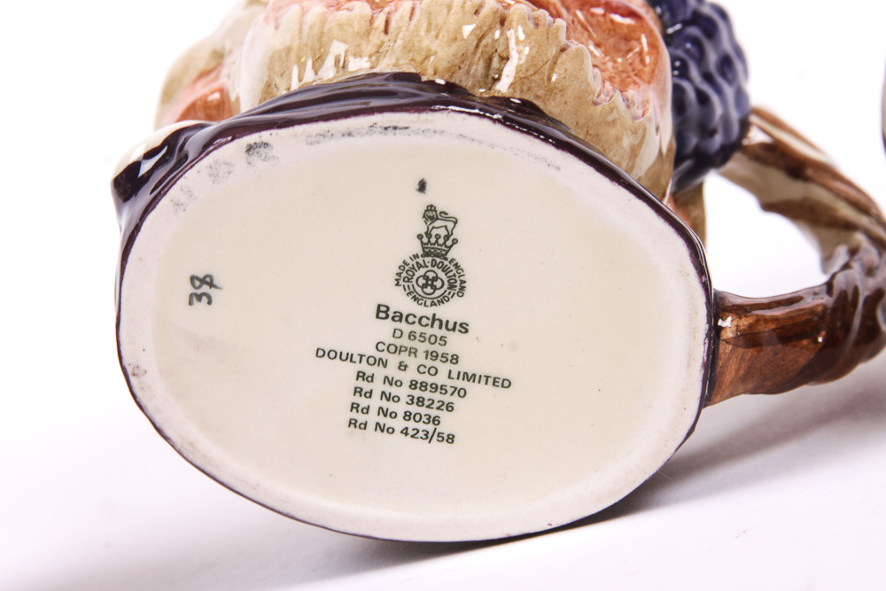 "Bacchus" Royal Doulton Toby Jug Collection