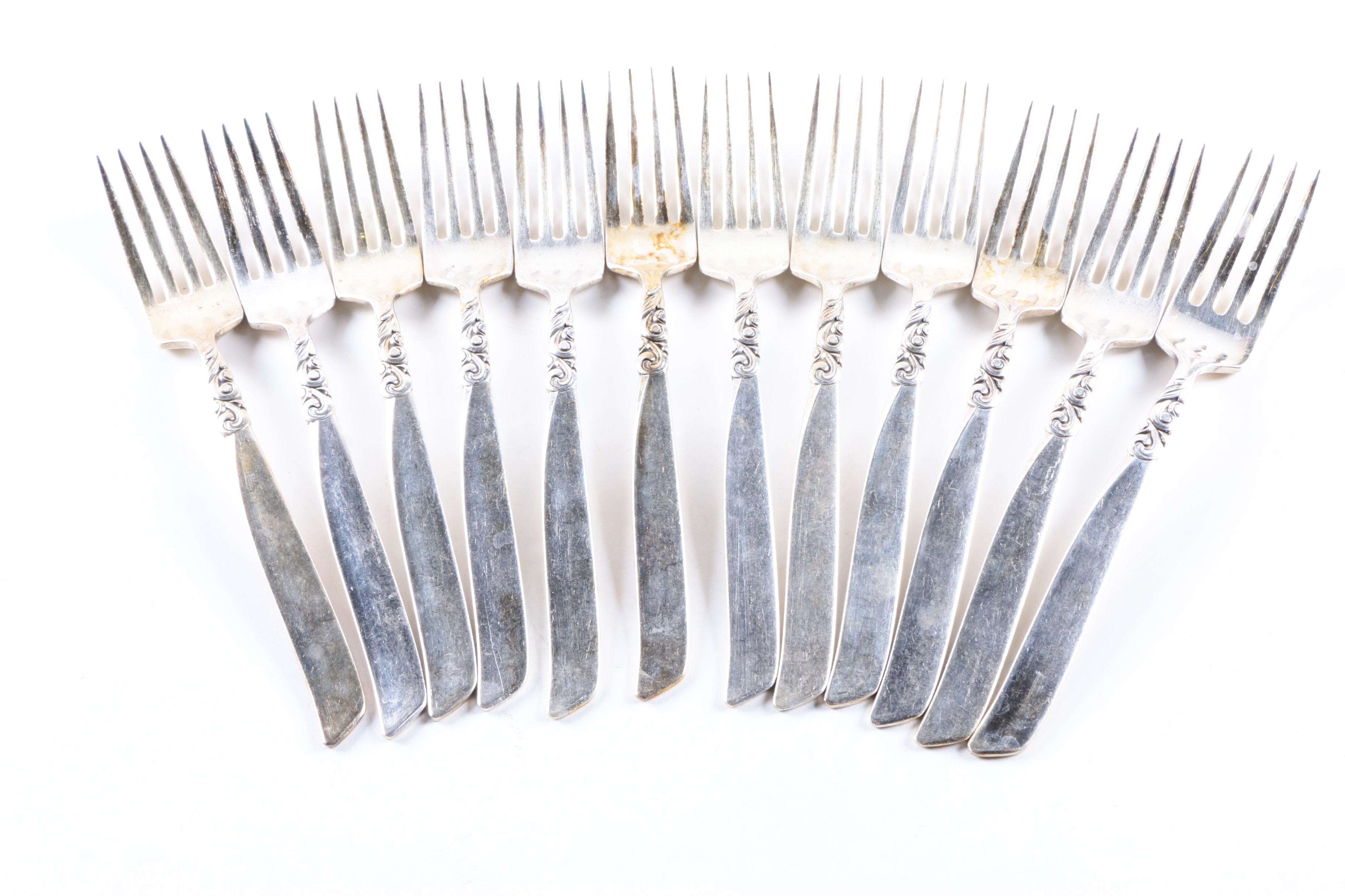 Oneida Community "South Seas" Silver Plate Flatware Set