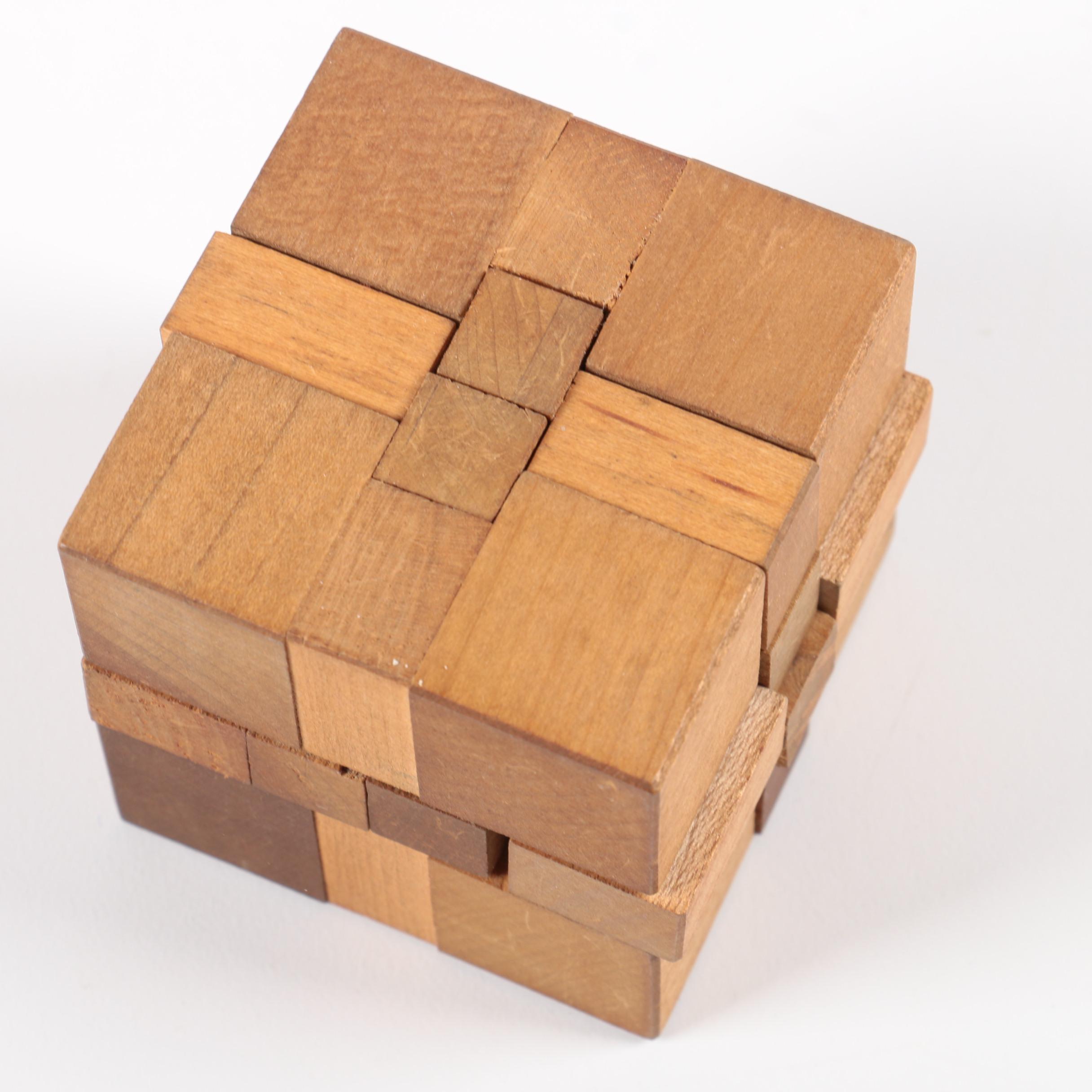 Handcrafted Wooden Puzzle Cube
