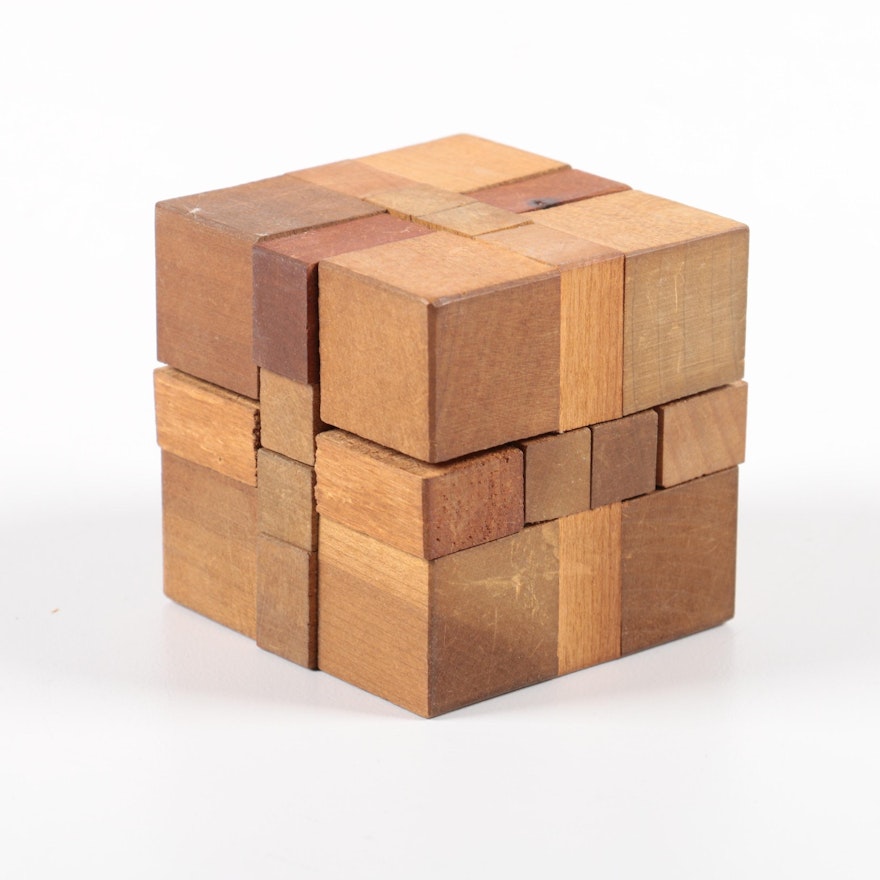 Handcrafted Wooden Puzzle Cube