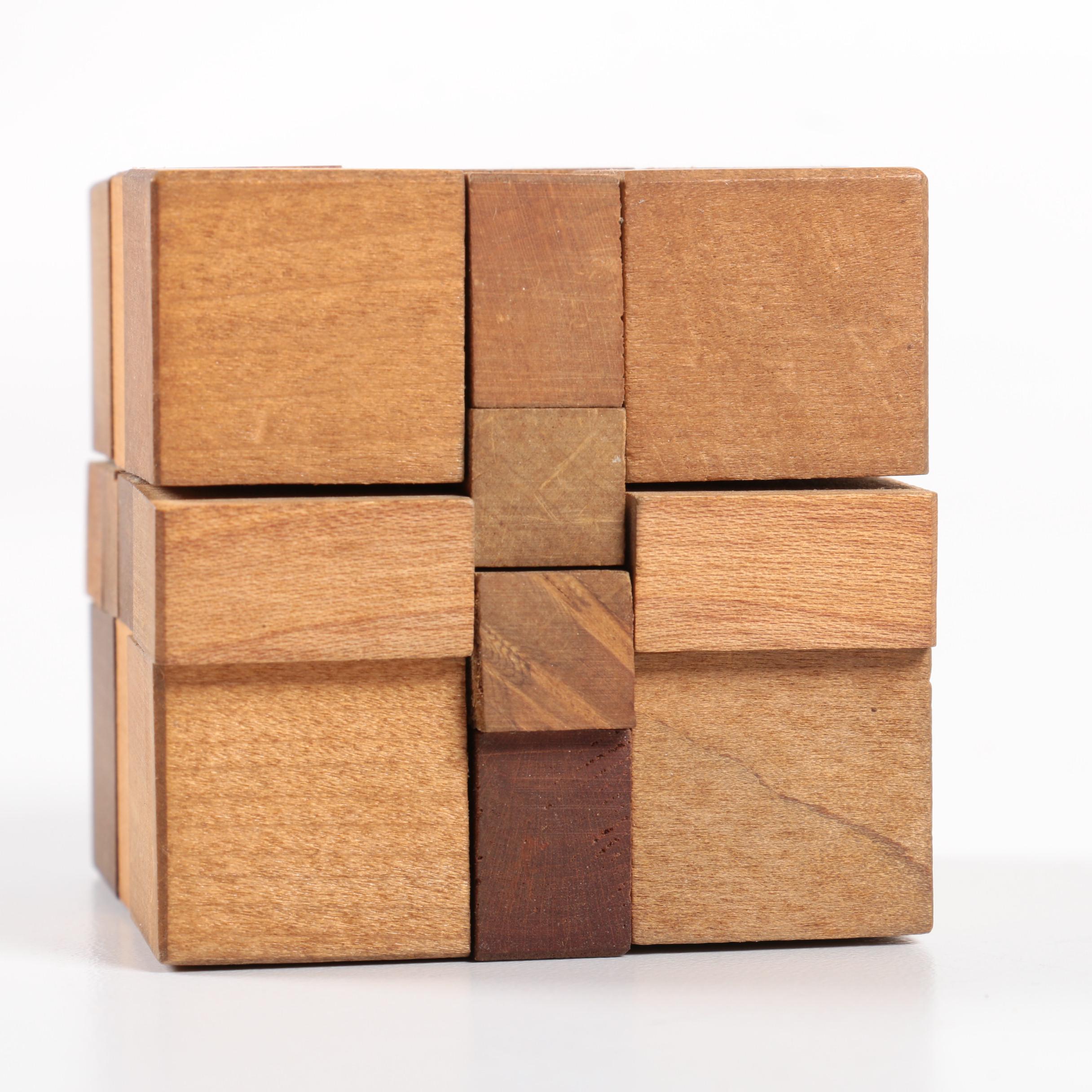 Handcrafted Wooden Puzzle Cube