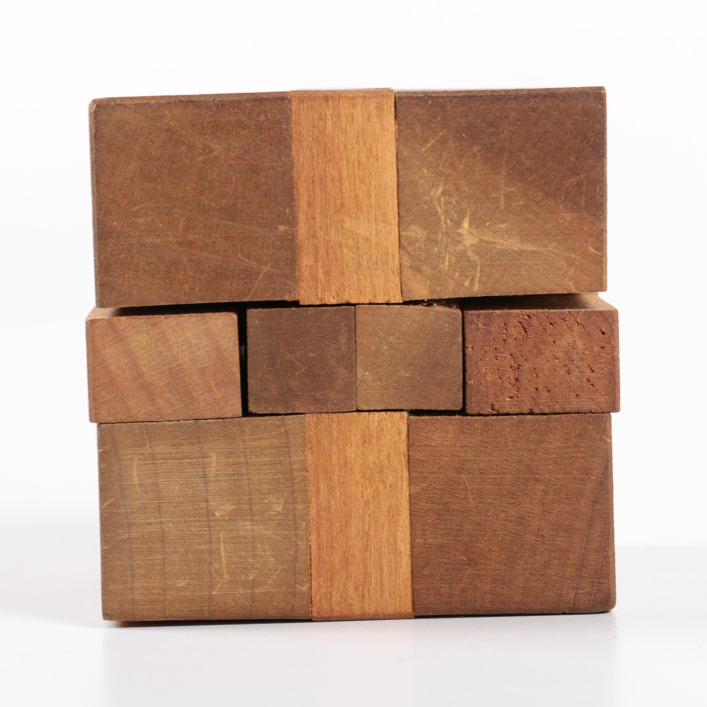 Handcrafted Wooden Puzzle Cube