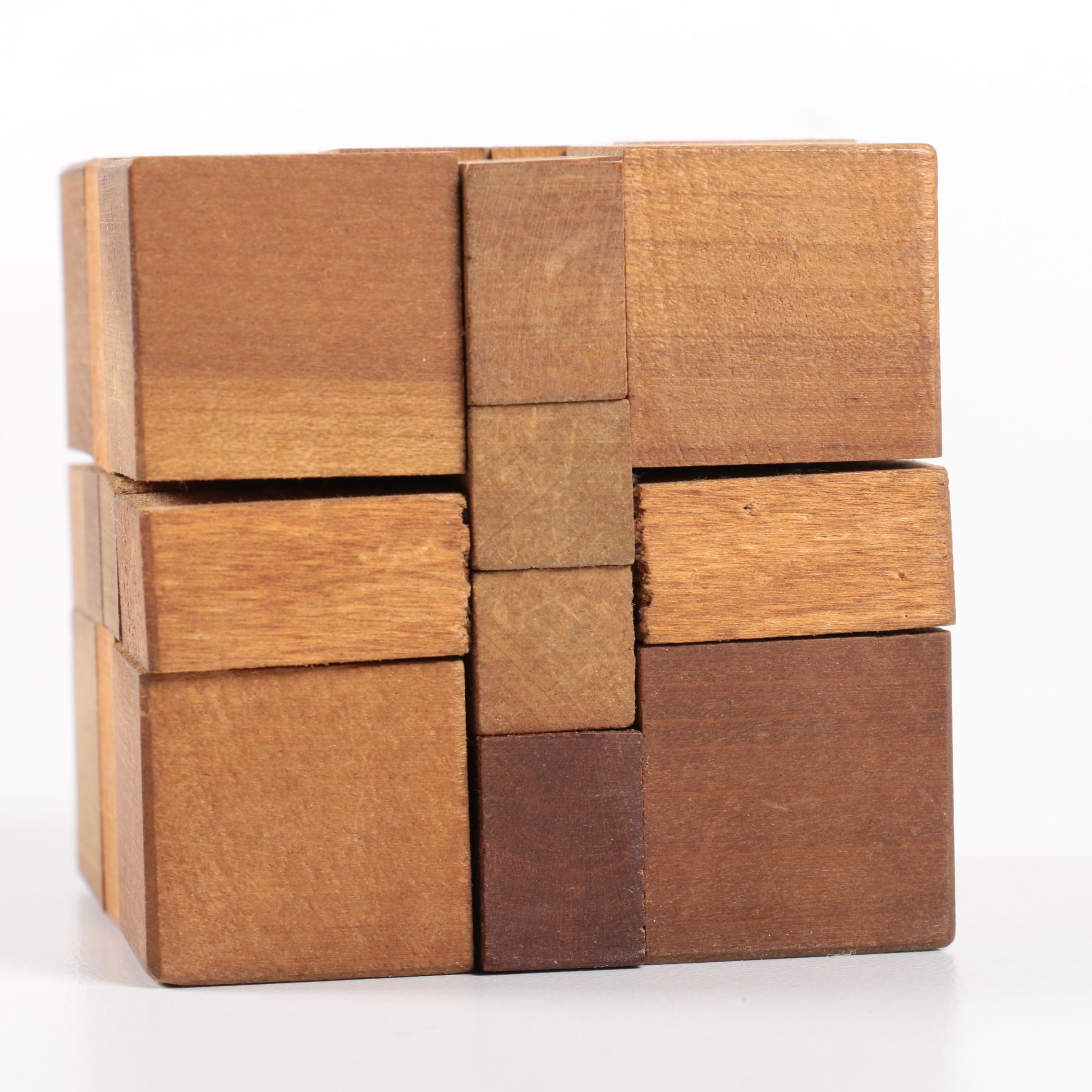 Handcrafted Wooden Puzzle Cube