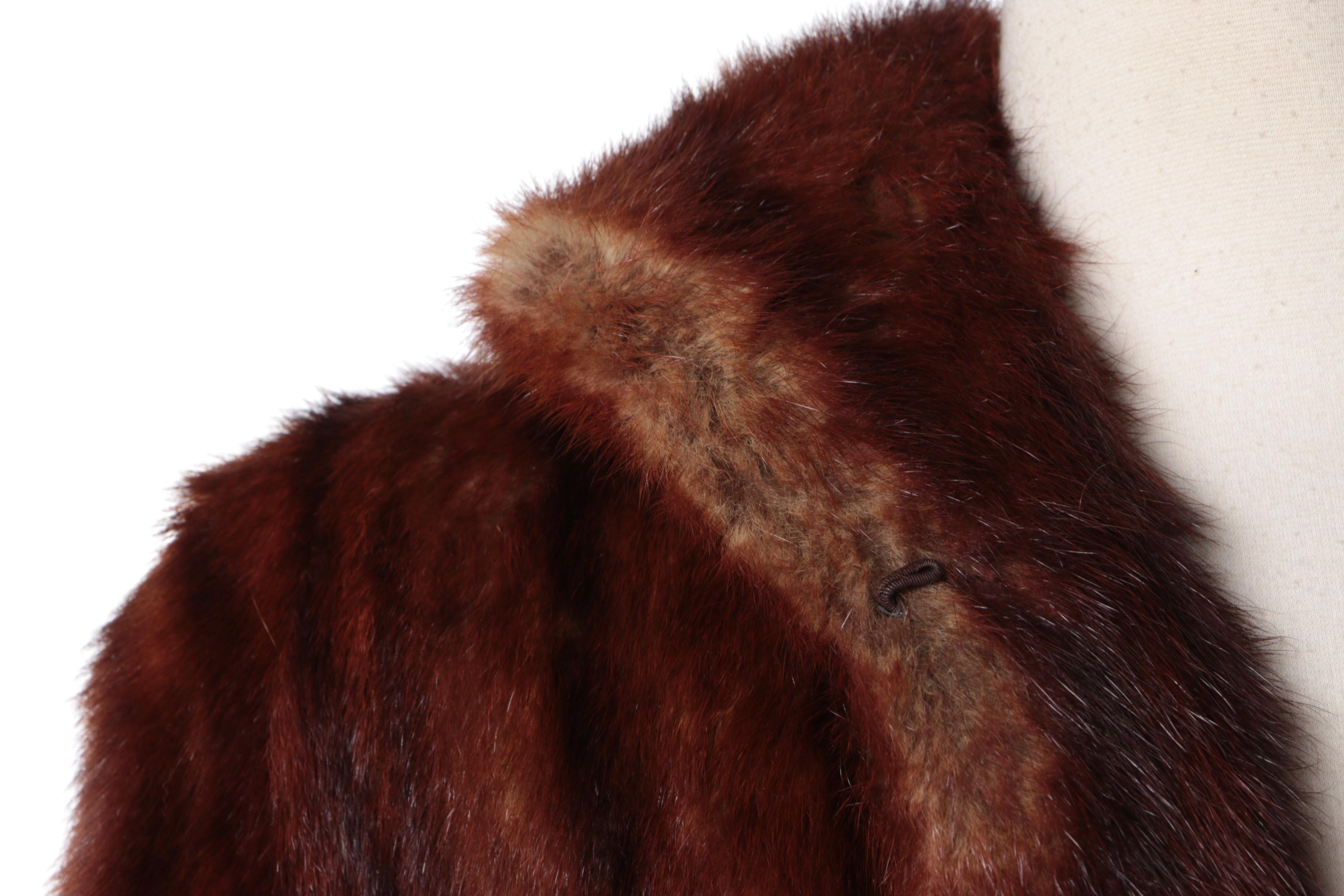 Vintage Marmot Fur Coat