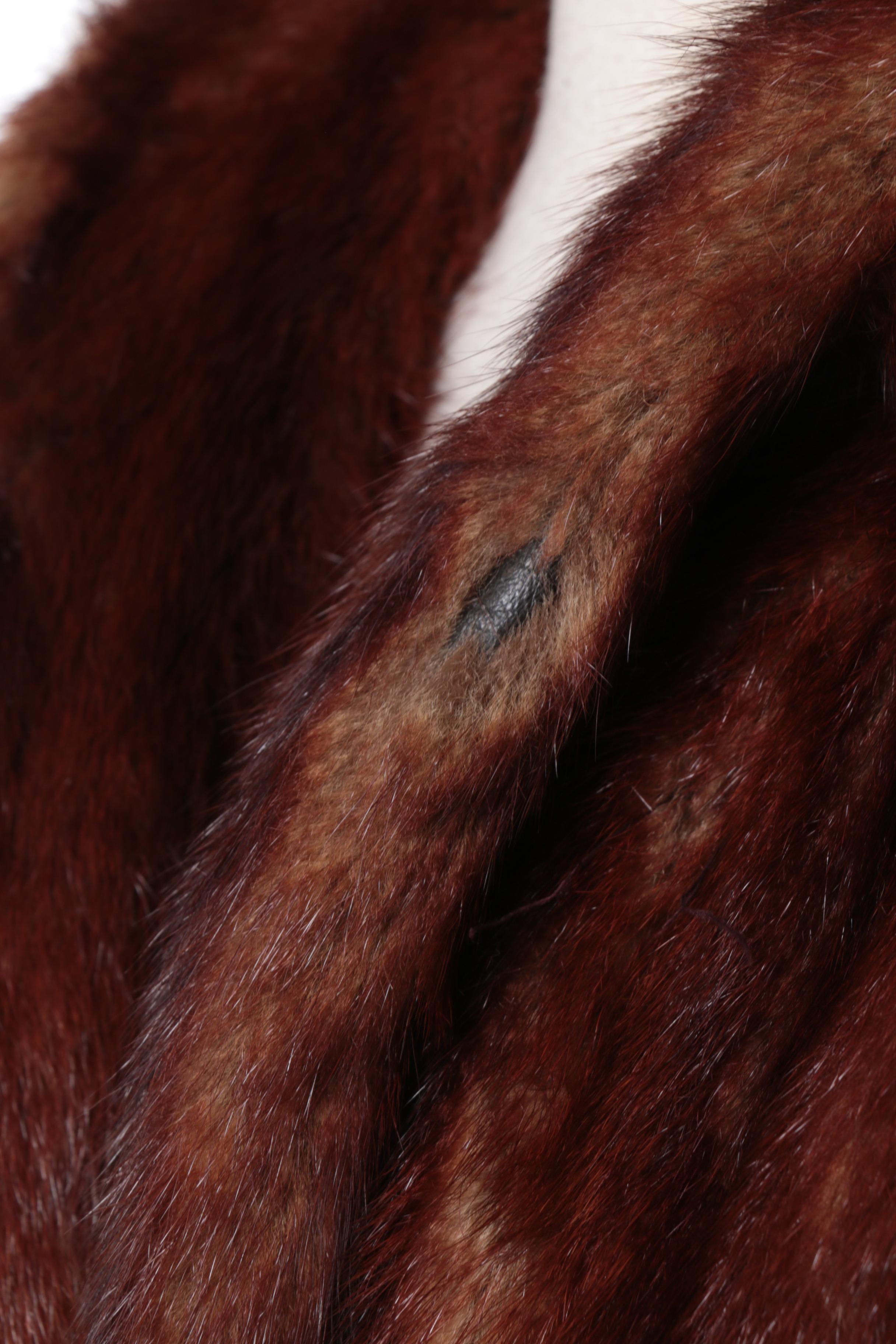 Vintage Marmot Fur Coat