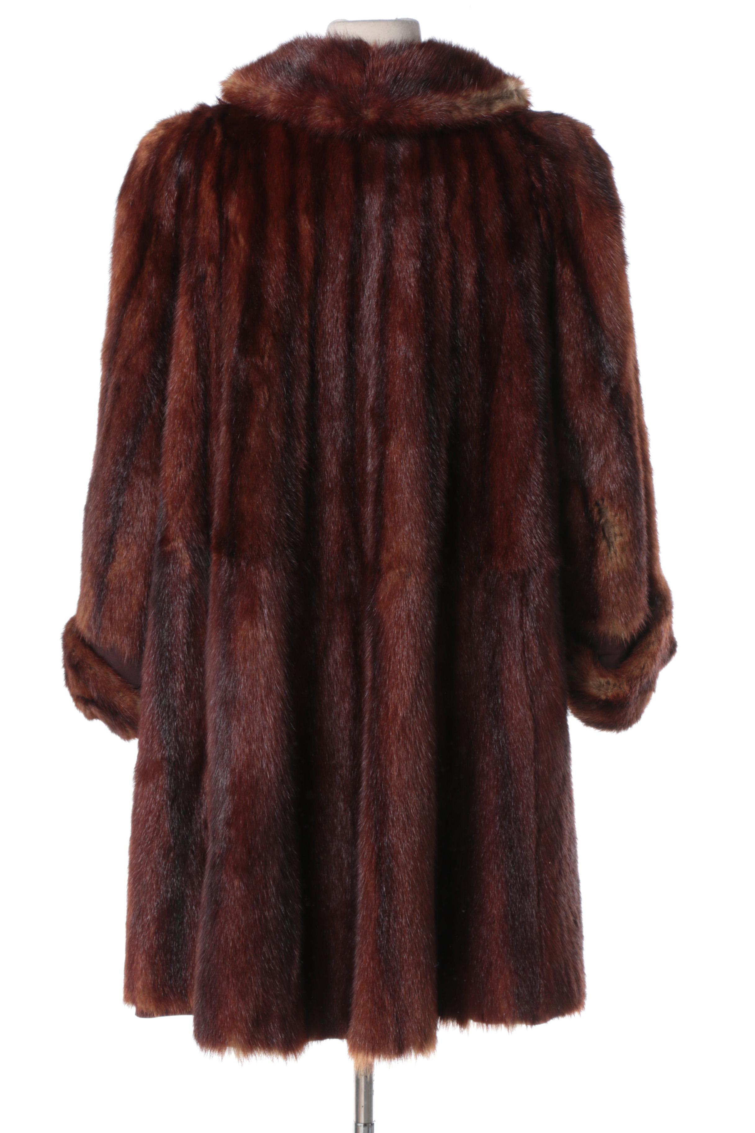 Vintage Marmot Fur Coat