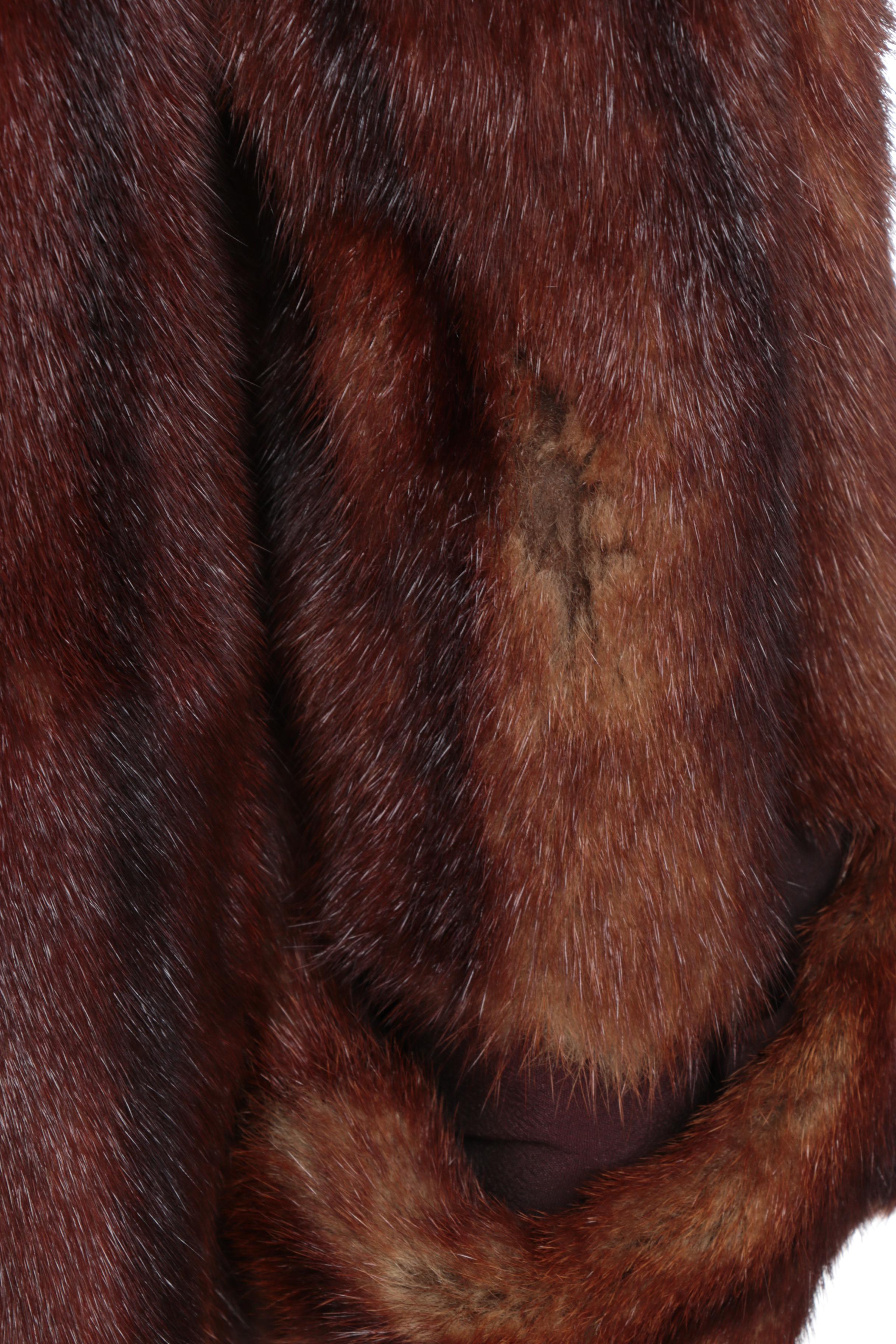 Vintage Marmot Fur Coat