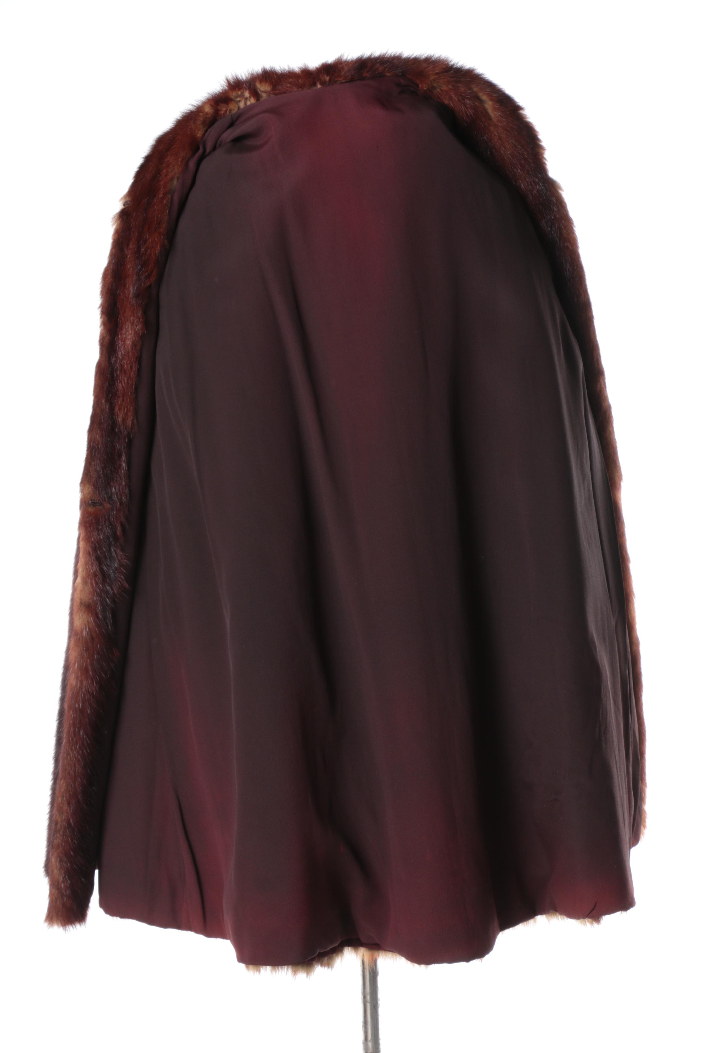 Vintage Marmot Fur Coat