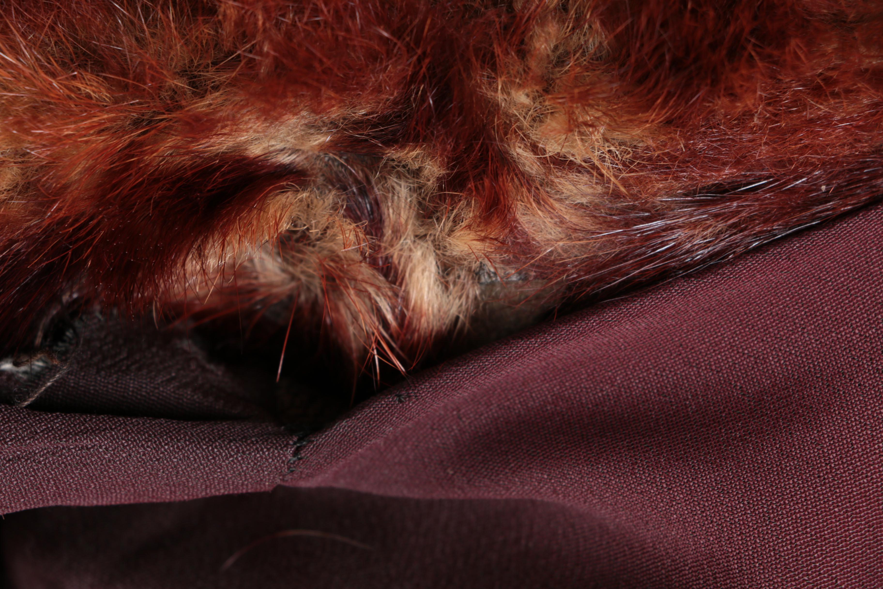 Vintage Marmot Fur Coat