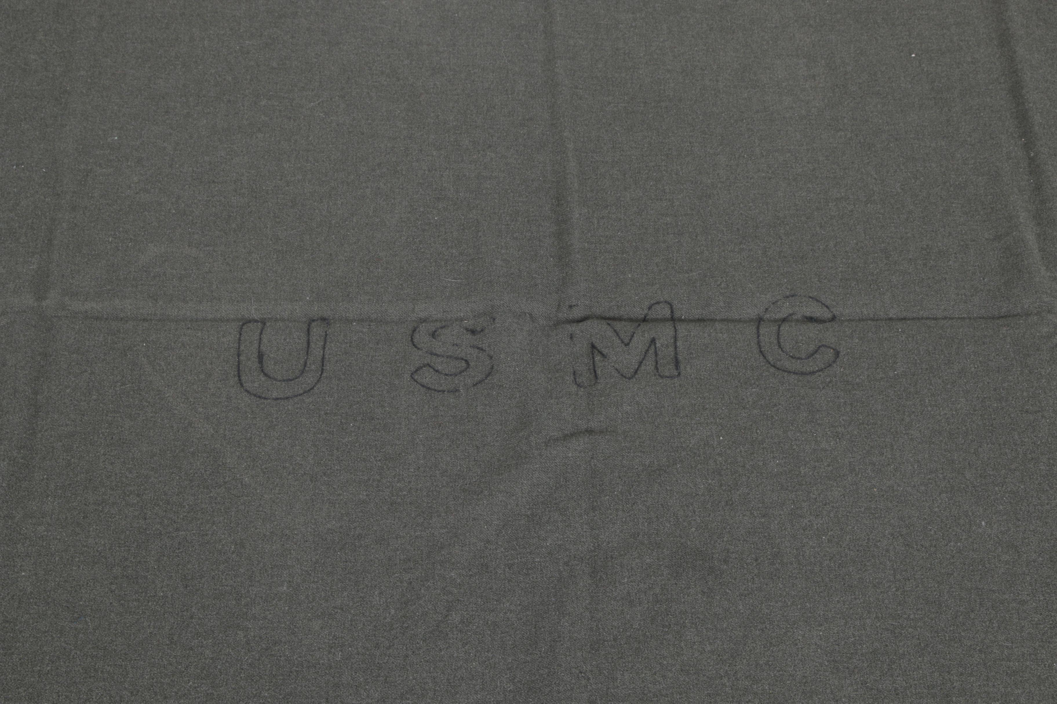 United States Marine Corp. Wool Blend Blanket