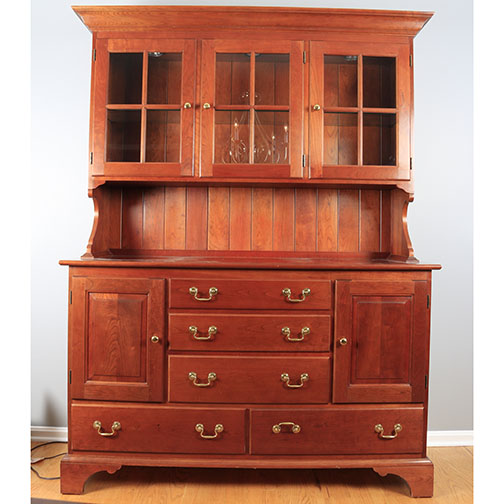 Georgian Style Cherry China Cabinet by Stickley