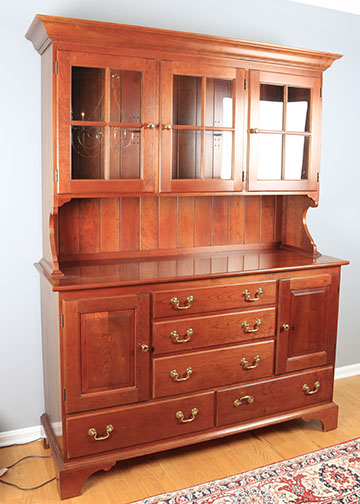 Georgian Style Cherry China Cabinet by Stickley