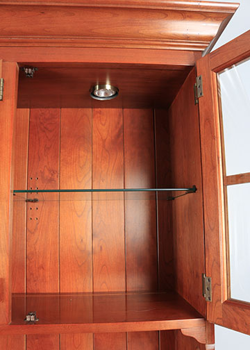 Georgian Style Cherry China Cabinet by Stickley