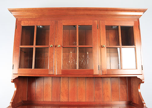 Georgian Style Cherry China Cabinet by Stickley