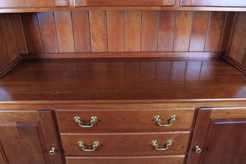 Georgian Style Cherry China Cabinet by Stickley