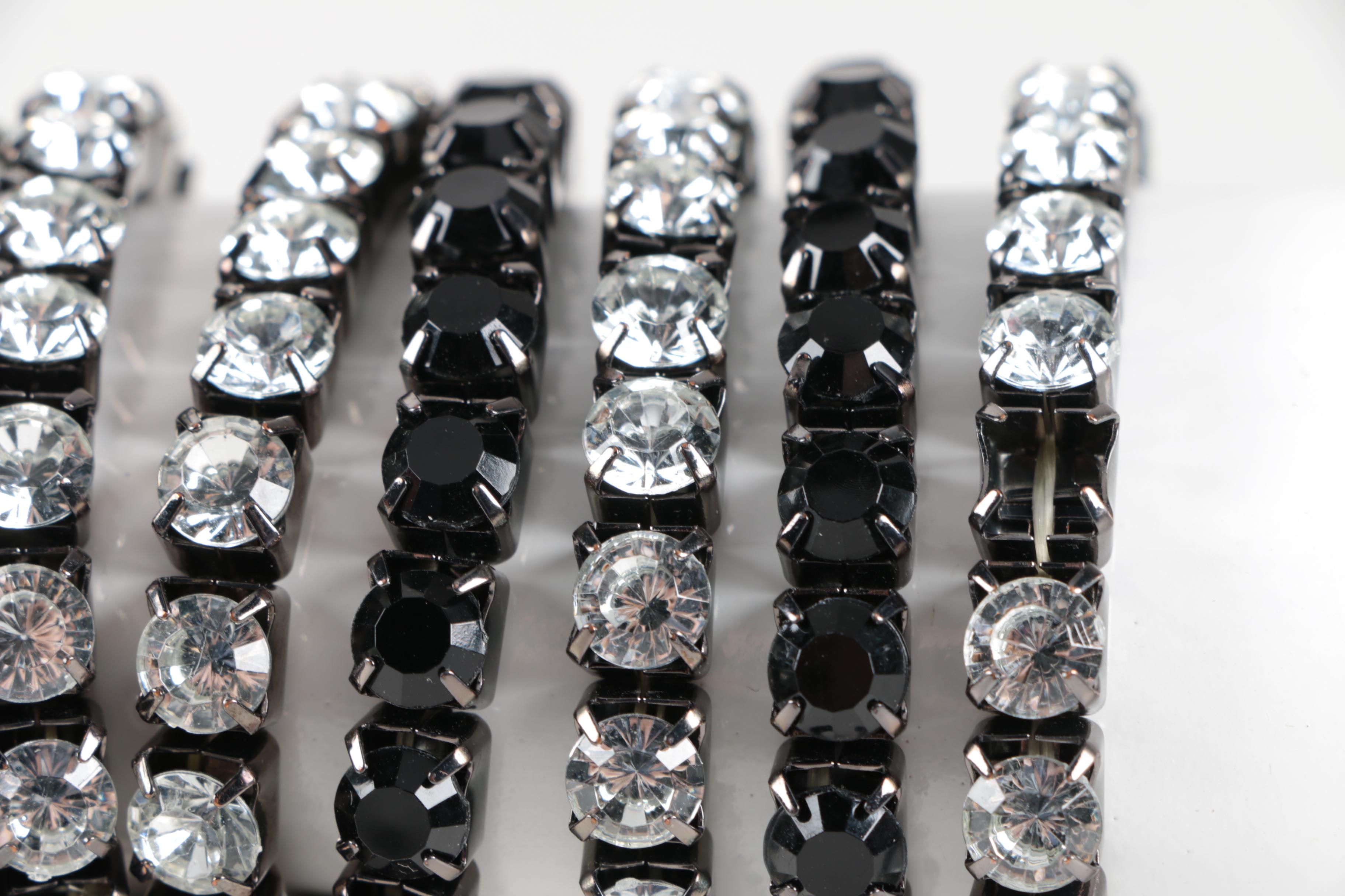 Assortment of Costume Bracelets, Brooches and Earrings