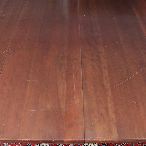 Colonial Style Cherry Dining Table and Six Chairs by Statton