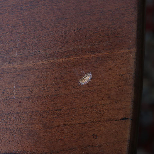 Colonial Style Cherry Dining Table and Six Chairs by Statton