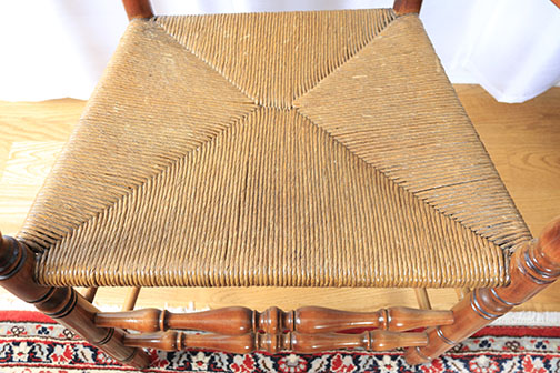 Colonial Style Cherry Dining Table and Six Chairs by Statton