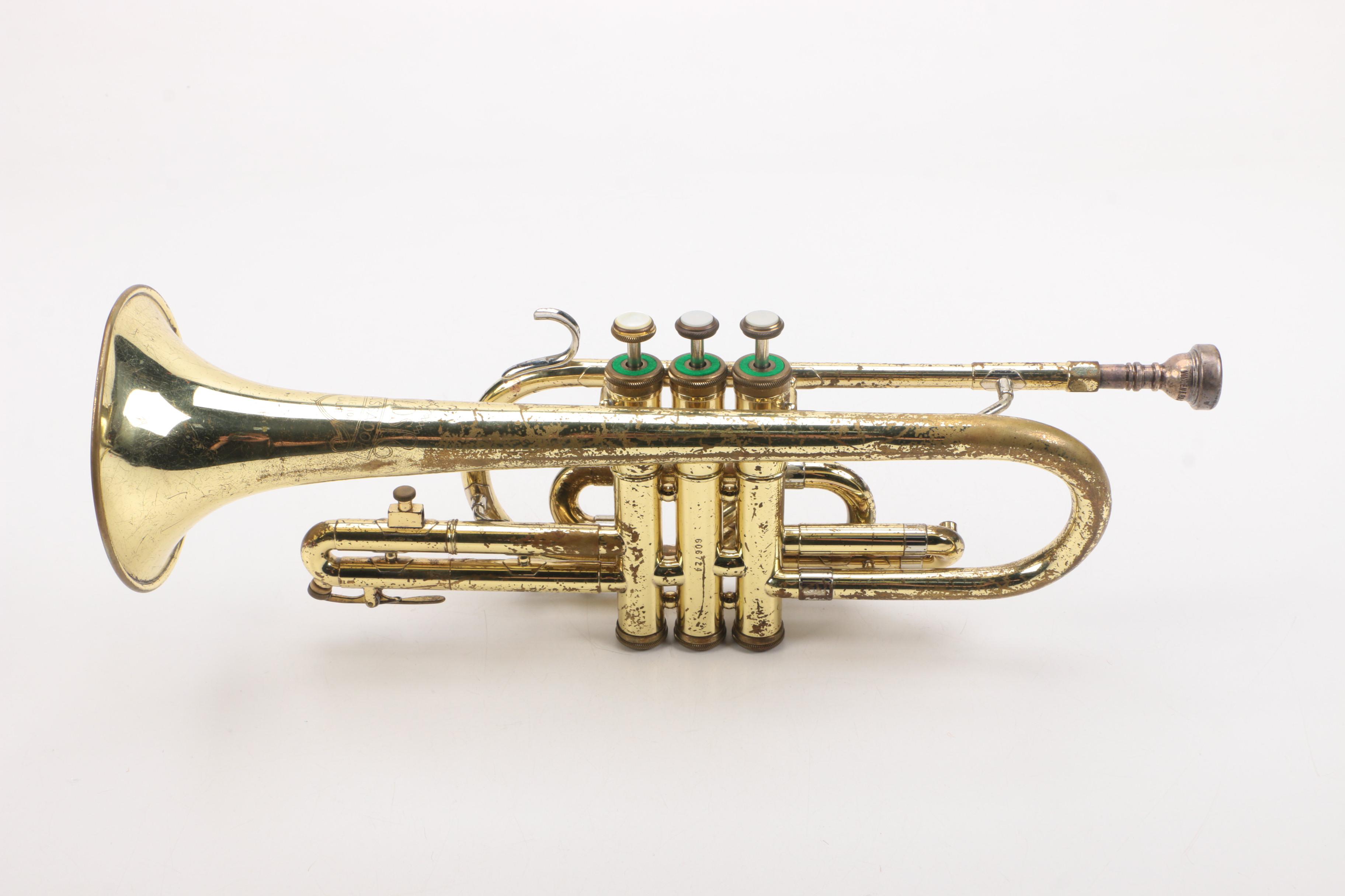 Vintage Olds Ambassador Coronet, Case and Mute