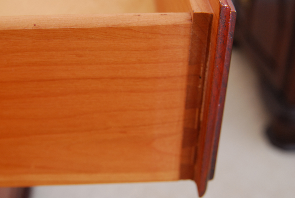 "Georgian Court" Chest of Drawers with Mirror by Ethan Allen